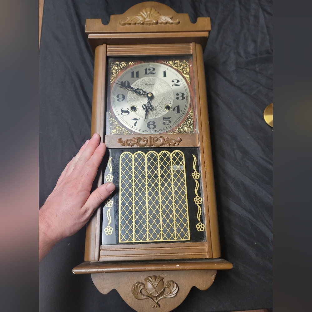 Antique Korean wall clock